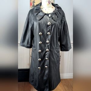 Vertigo Black Women's Trench‎ coat
